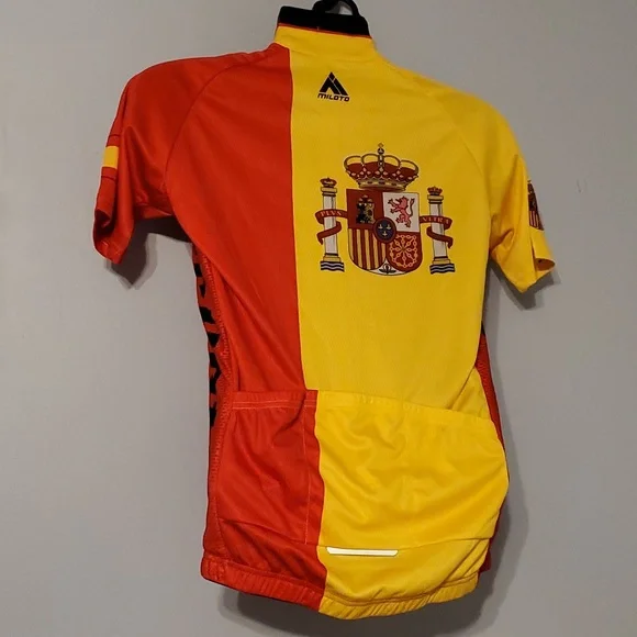 💛Miloto Spain Team Men's Bicycle Jersey - Picture 2 of 14